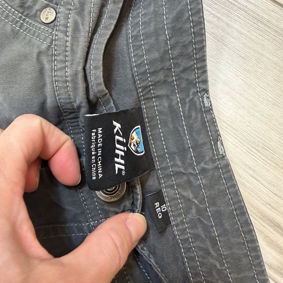 Kuhl Splash Roll Tab Hiking Trail Relaxed Cargo Pants Womens Gray Size 10 - Picture 6 of 12